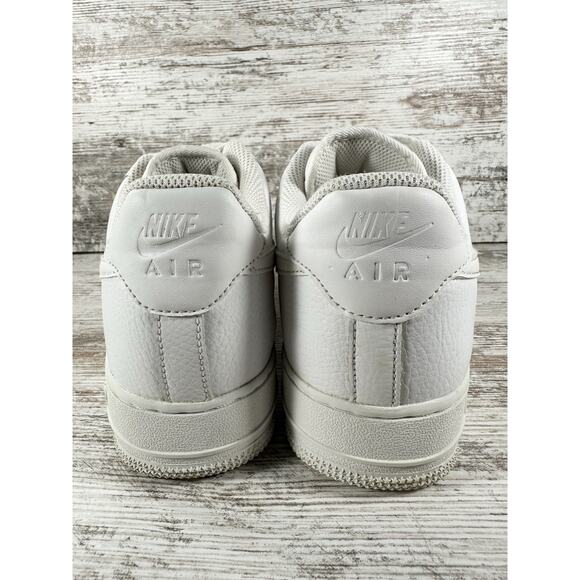 Women's Nike Air Force 1 07' SE 'Pearl' White Leather Sneakers Sz 9 Athletic - Picture 5 of 12